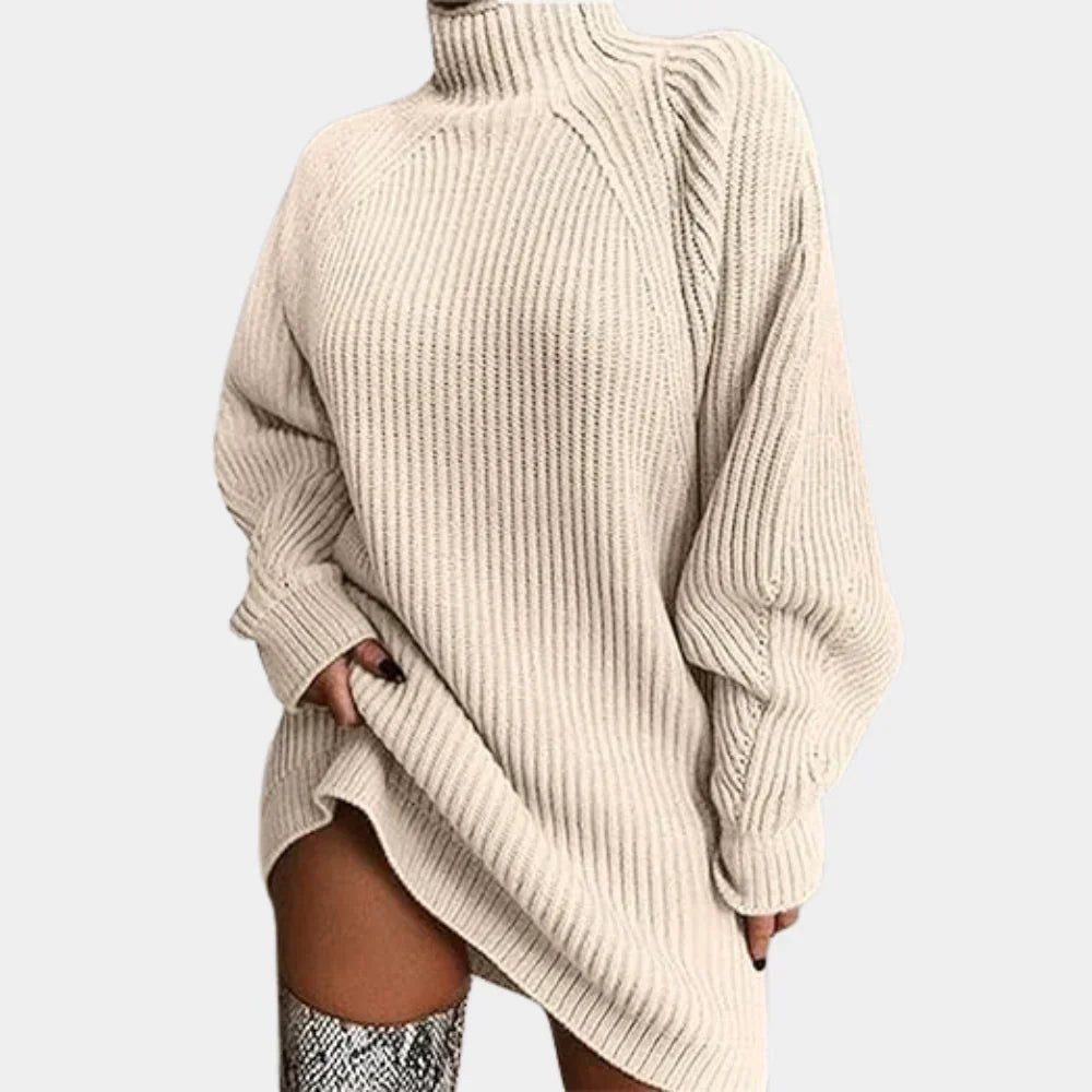 Ewelina | Sweter damski oversize z grubej dzianiny
