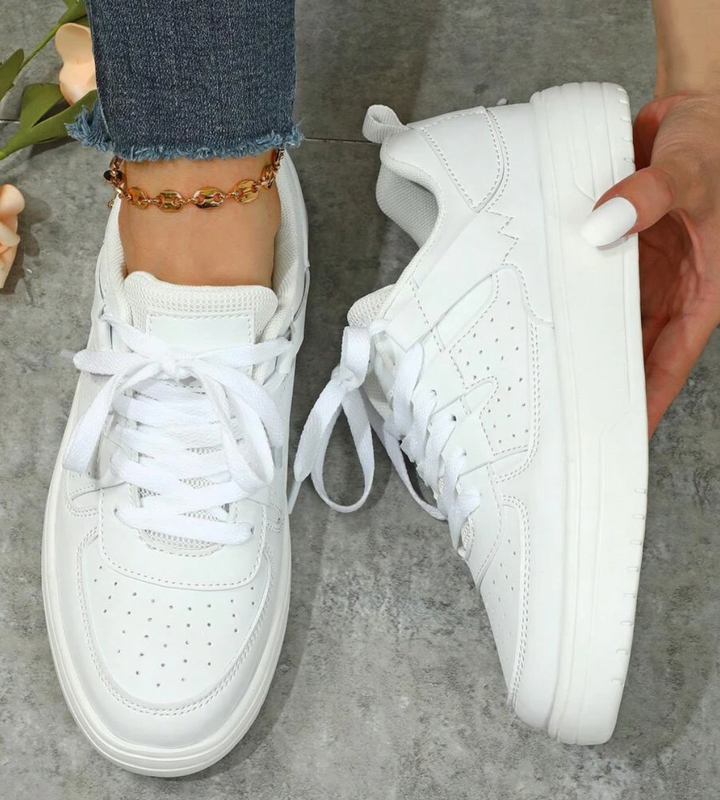Monika | Sneakersy Damskie W Zwierzęce Wzory Kolorowe Casualowe