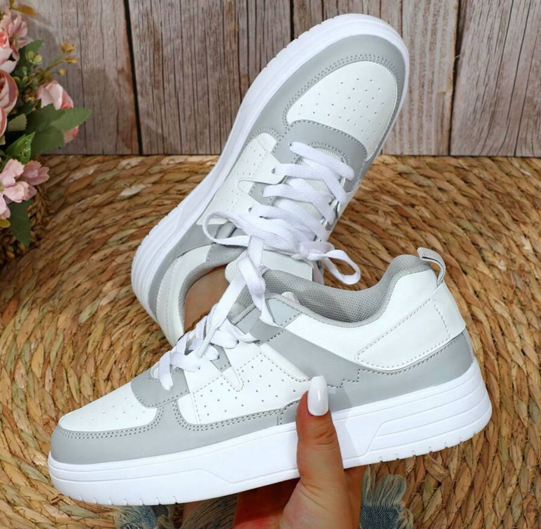 Monika | Sneakersy Damskie W Zwierzęce Wzory Kolorowe Casualowe