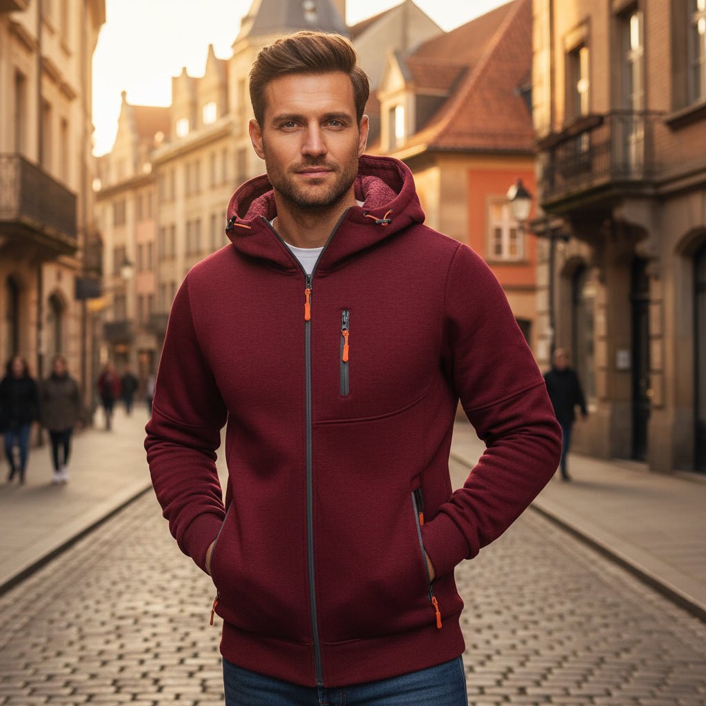Marek | Bluza Męska Rozpinana Z Kapturem