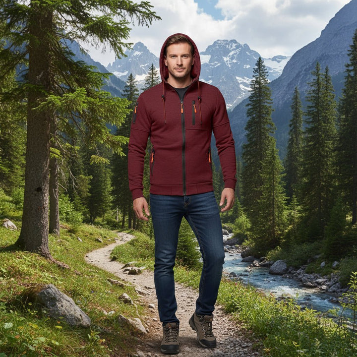 Marek | Bluza Męska Rozpinana Z Kapturem