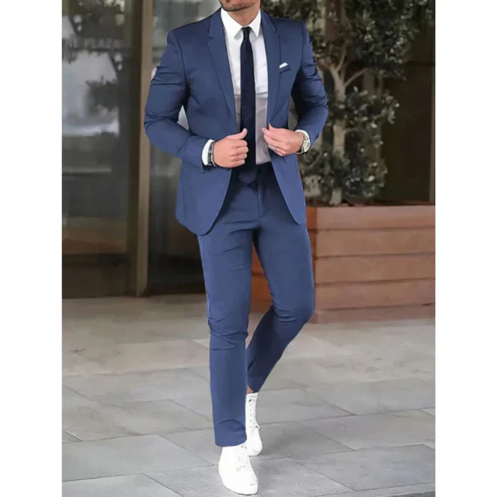 Marek | Garnitur Męski Slim Fit Dwuczęściowy