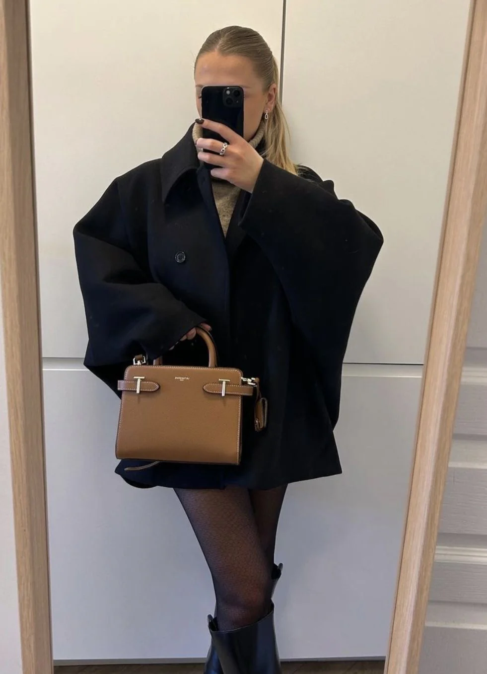 Jolanta | Kurtka damska wełniana krótka oversize