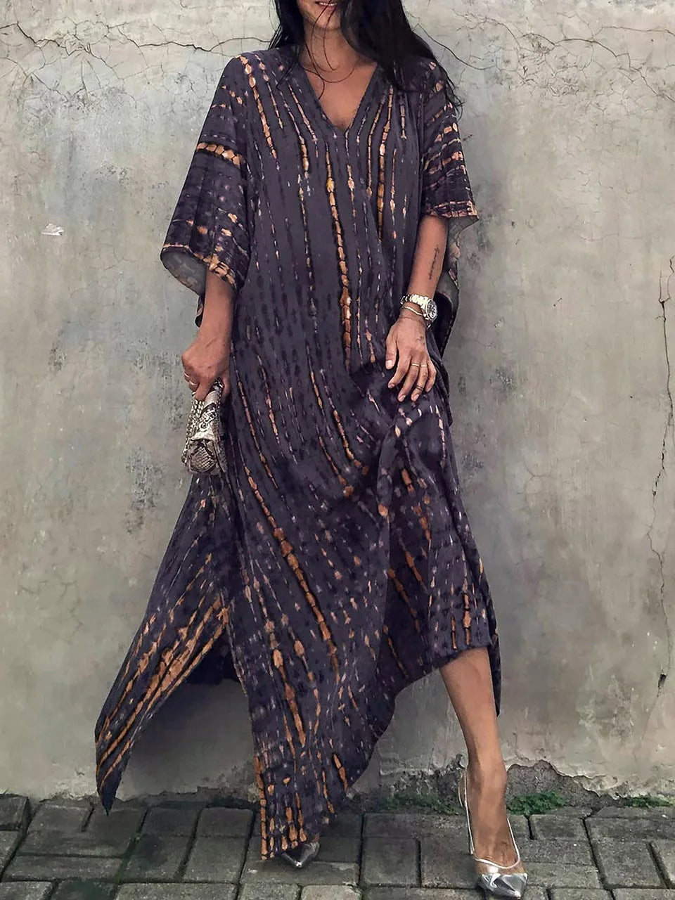 Maja | Sukienka Maxi Damska Tie-Dye Boho Letnia
