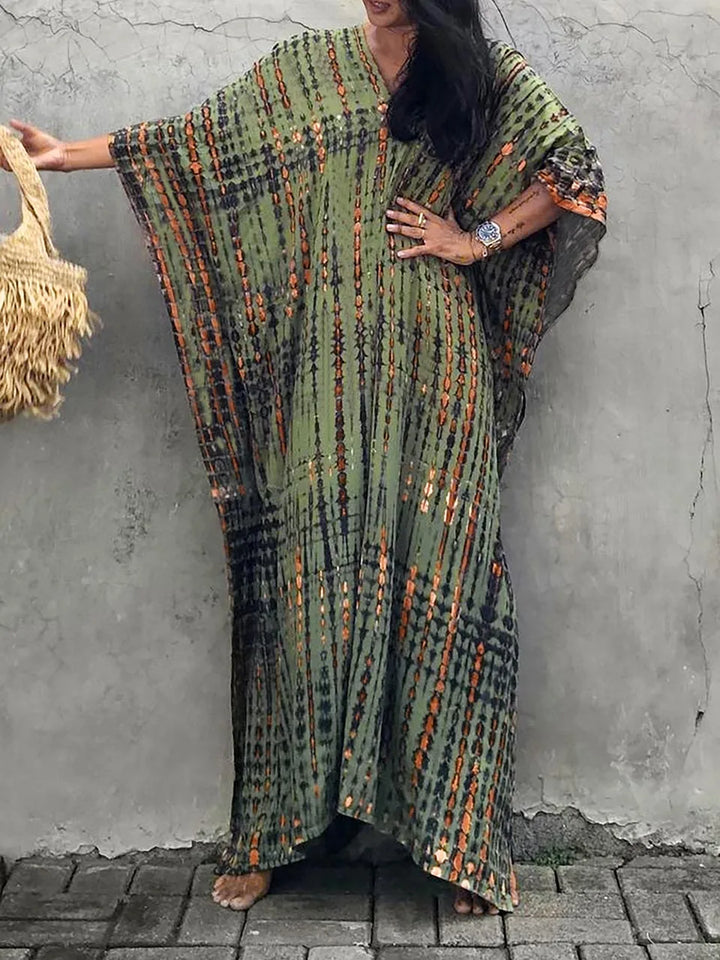 Maja | Sukienka Maxi Damska Tie-Dye Boho Letnia