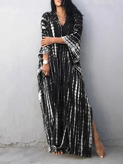 Maja | Sukienka Maxi Damska Tie-Dye Boho Letnia
