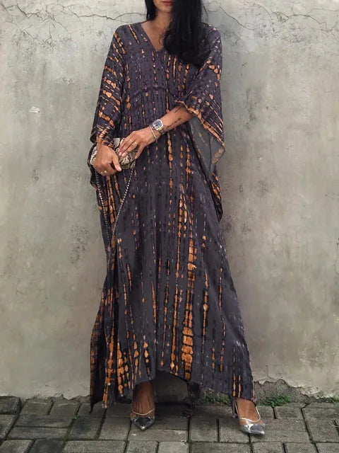 Maja | Sukienka Maxi Damska Tie-Dye Boho Letnia