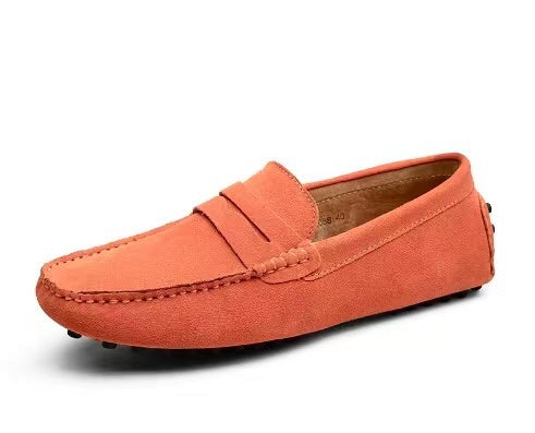 Bartosz | Mokasyny Męskie Zamszowe Casual