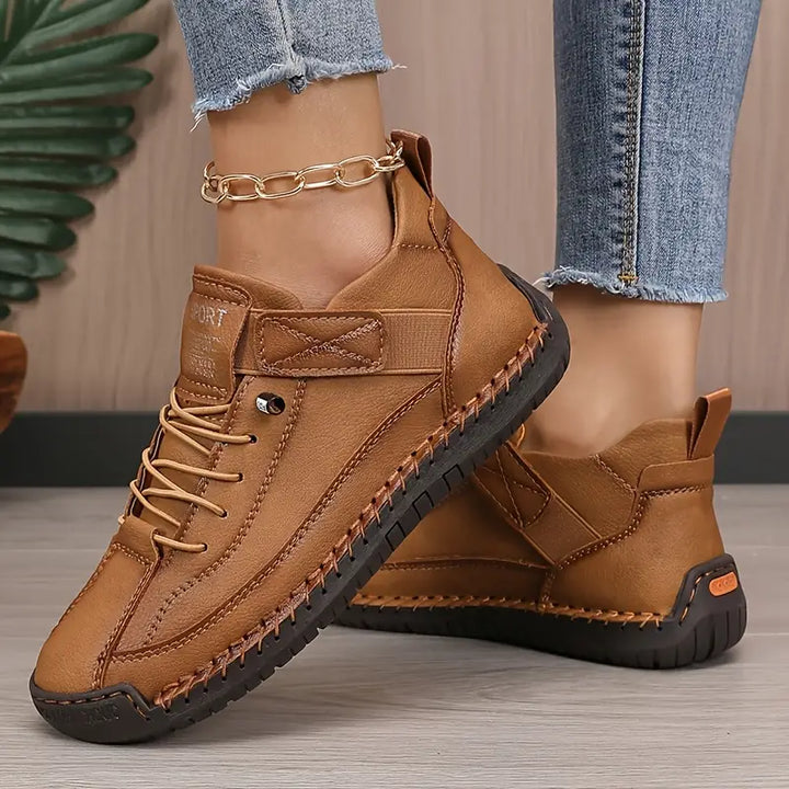 Monika | Sneakersy Damskie Ortopedyczne Na Sznurówki Codzienne