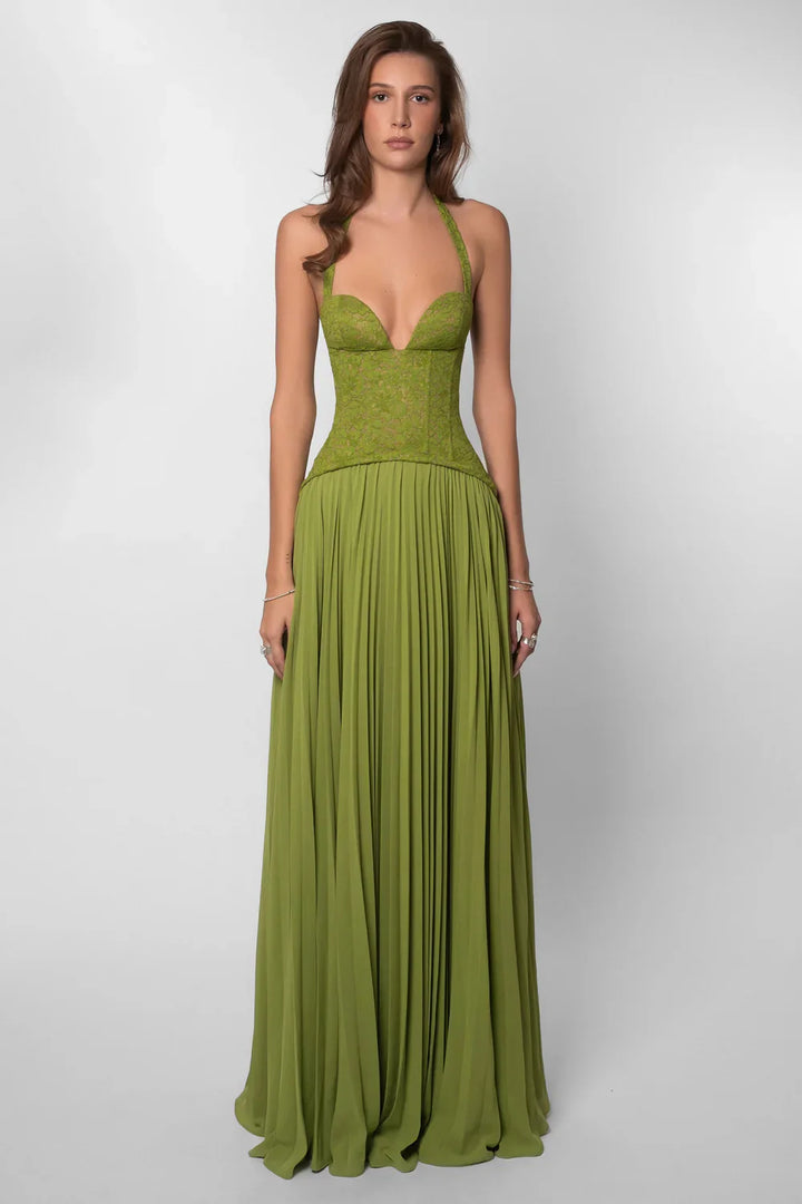 Klaudia | Sukienka Maxi Halter Na Wesele