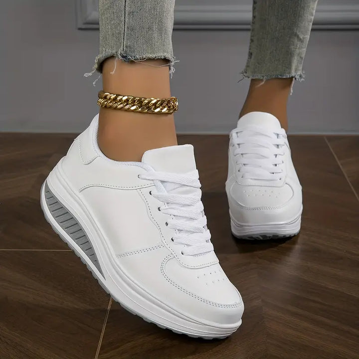 Monika | Sneakersy Damskie Ortopedyczne Flex Z Siateczki Antypoślizgowe