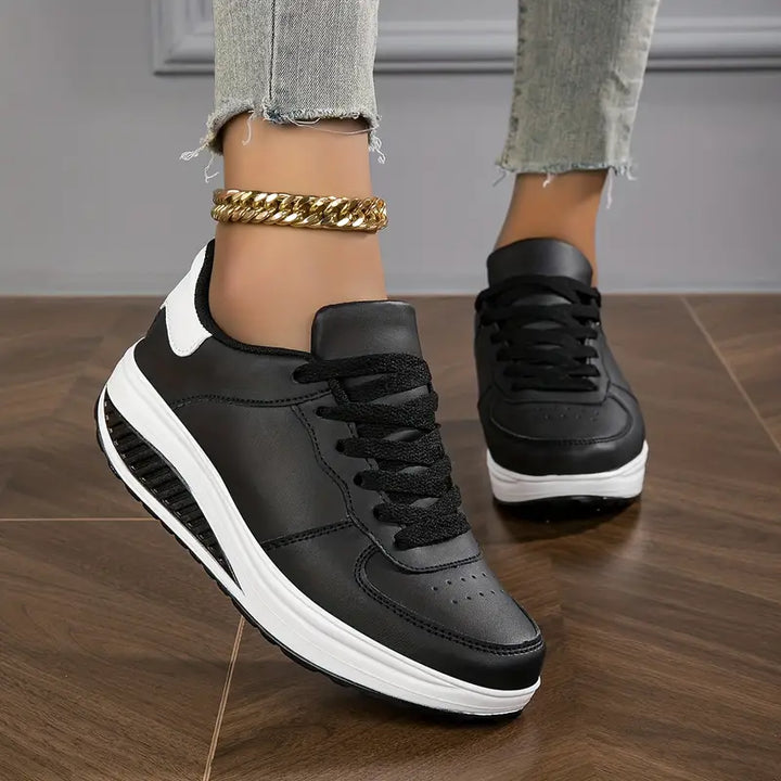 Monika | Sneakersy Damskie Ortopedyczne Flex Z Siateczki Antypoślizgowe