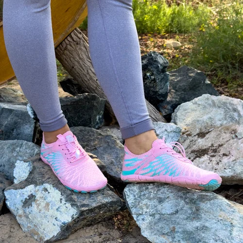 Dobrawa | Sneakersy Damskie Barefoot Z Siateczką