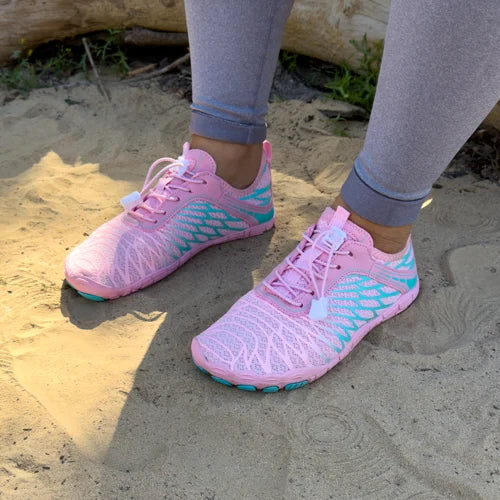 Dobrawa | Sneakersy Damskie Barefoot Z Siateczką