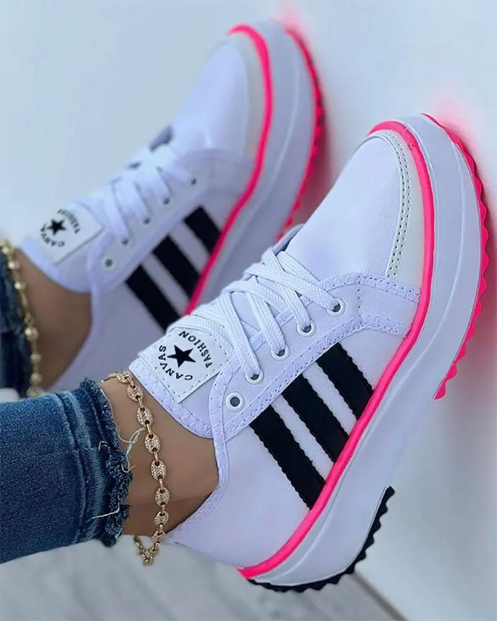 Małgorzata | Sneakersy Damskie Z Amortyzacją