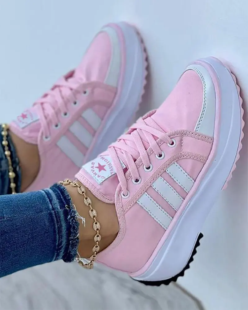 Małgorzata | Sneakersy Damskie Z Amortyzacją