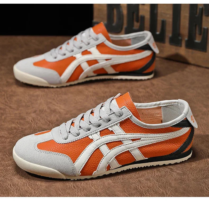 Jakub | Sneakersy męskie retro z zamszowymi akcentami