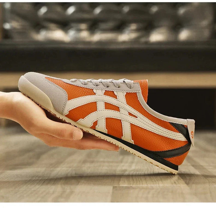 Jakub | Sneakersy męskie retro z zamszowymi akcentami