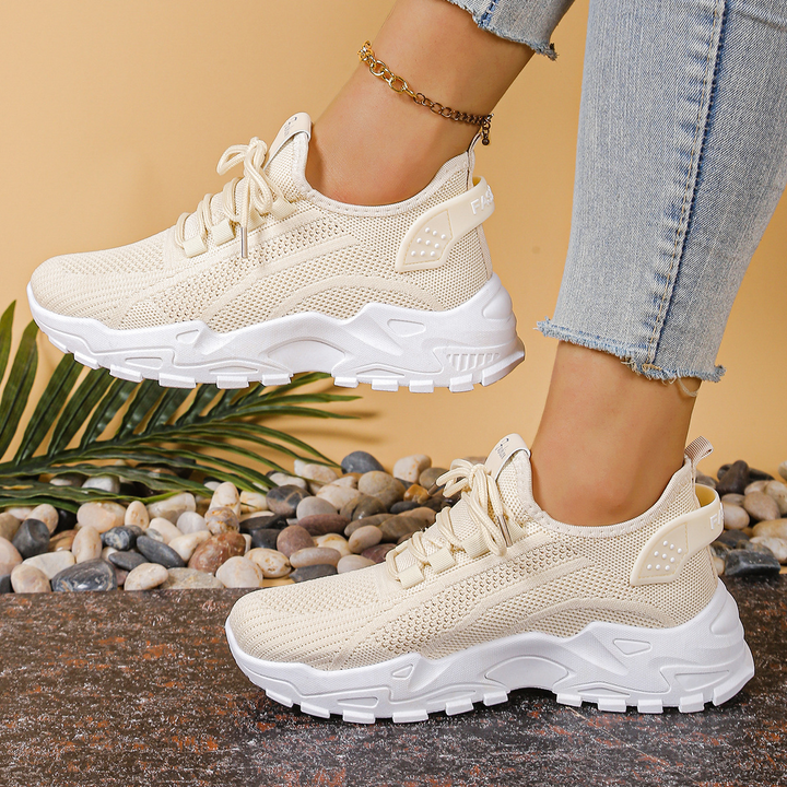 Celina | Sneakersy damskie z szerokim przodem
