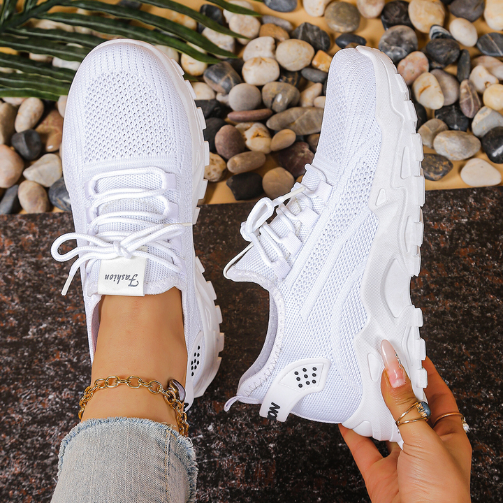 Celina | Sneakersy damskie z szerokim przodem