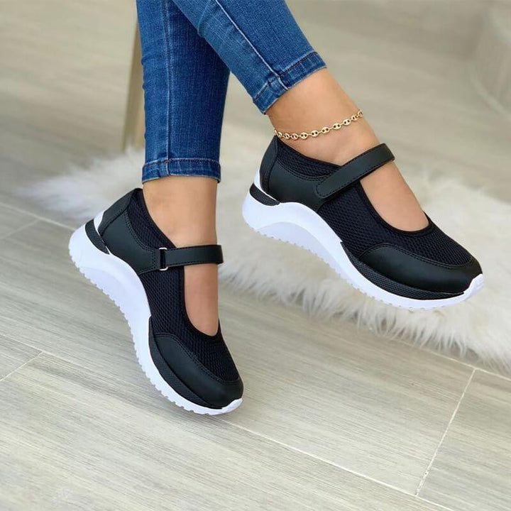 Natalia | Sneakersy Damskie Ortopedyczne Na Rzep Oddychające