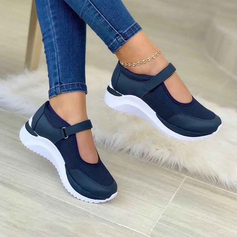 Natalia | Sneakersy Damskie Ortopedyczne Na Rzep Oddychające