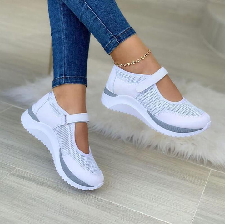 Natalia | Sneakersy Damskie Ortopedyczne Na Rzep Oddychające