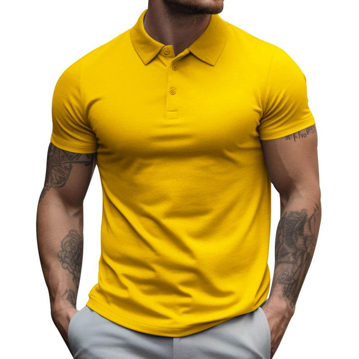 Tomasz | Koszulka Polo Męska Slim Fit Z Krótkim Rękawem