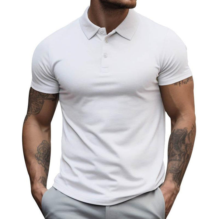 Tomasz | Koszulka Polo Męska Slim Fit Z Krótkim Rękawem