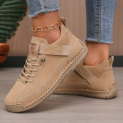Monika | Sneakersy Damskie Ortopedyczne Na Sznurówki Codzienne
