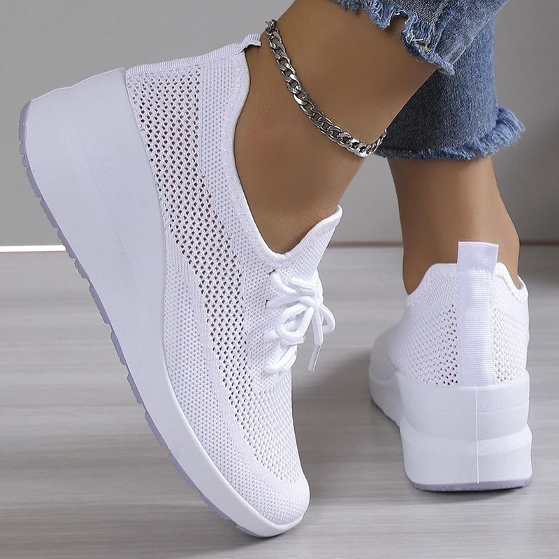Mirosława | Sneakersy Damskie Na Platformie