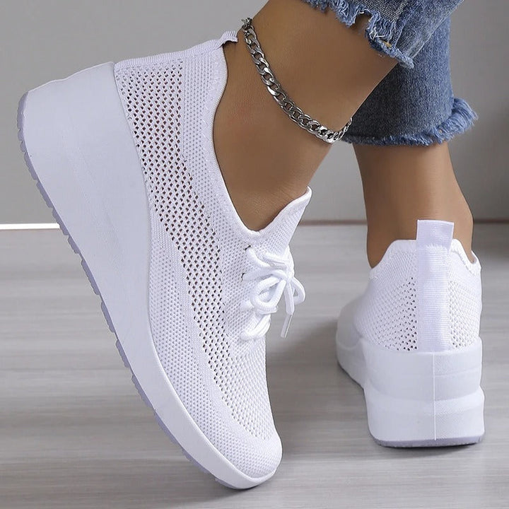 Mirosława | Sneakersy Damskie Na Platformie