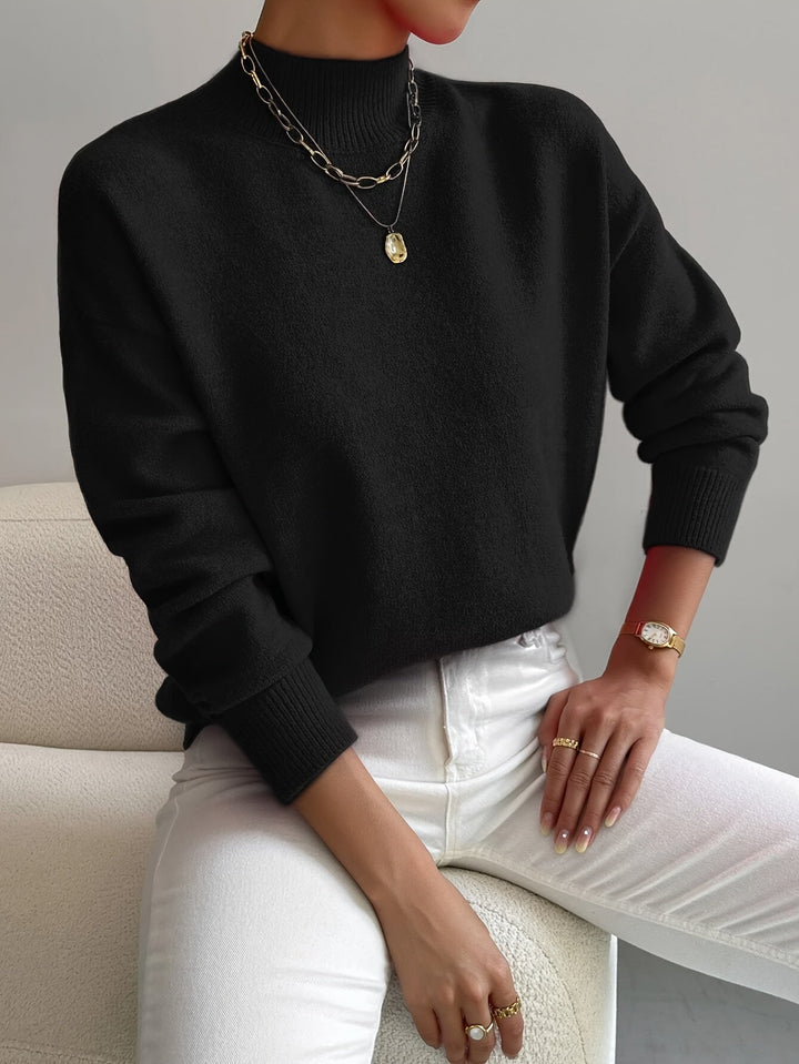 Kinga | Sweter Damski z Golfem