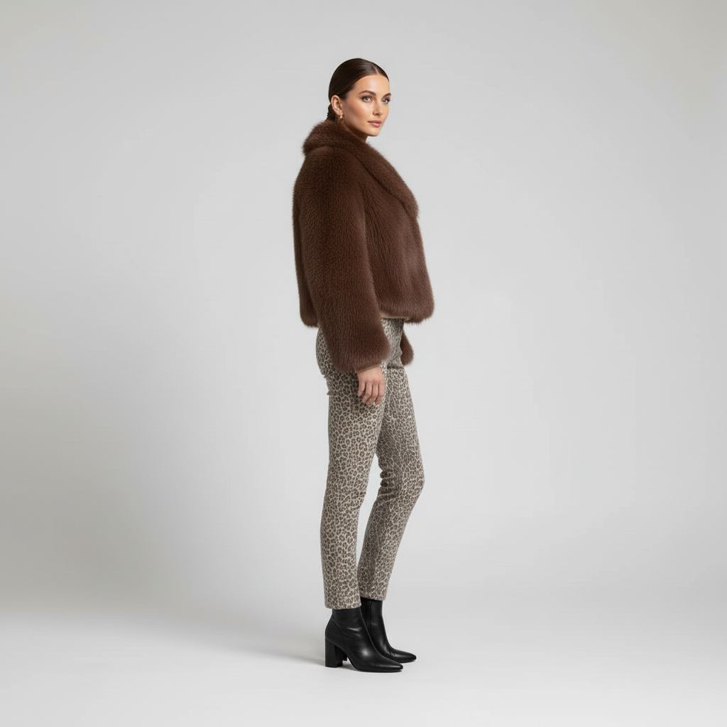 Women'S Thick Fox-like Fur Coat