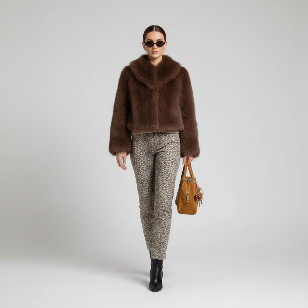 Women'S Thick Fox-like Fur Coat