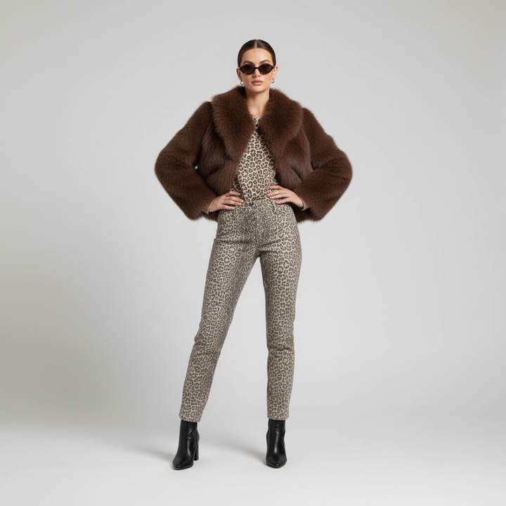 Women'S Thick Fox-like Fur Coat