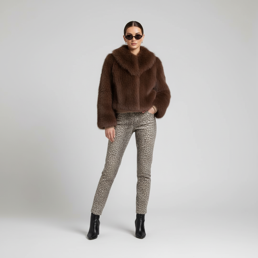 Women'S Thick Fox-like Fur Coat