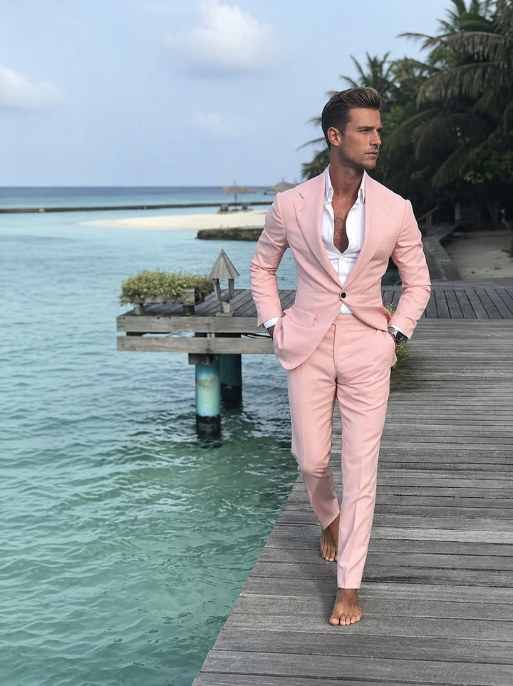 Sławomir | Garnitur Męski Dwuczęściowy Slim Fit