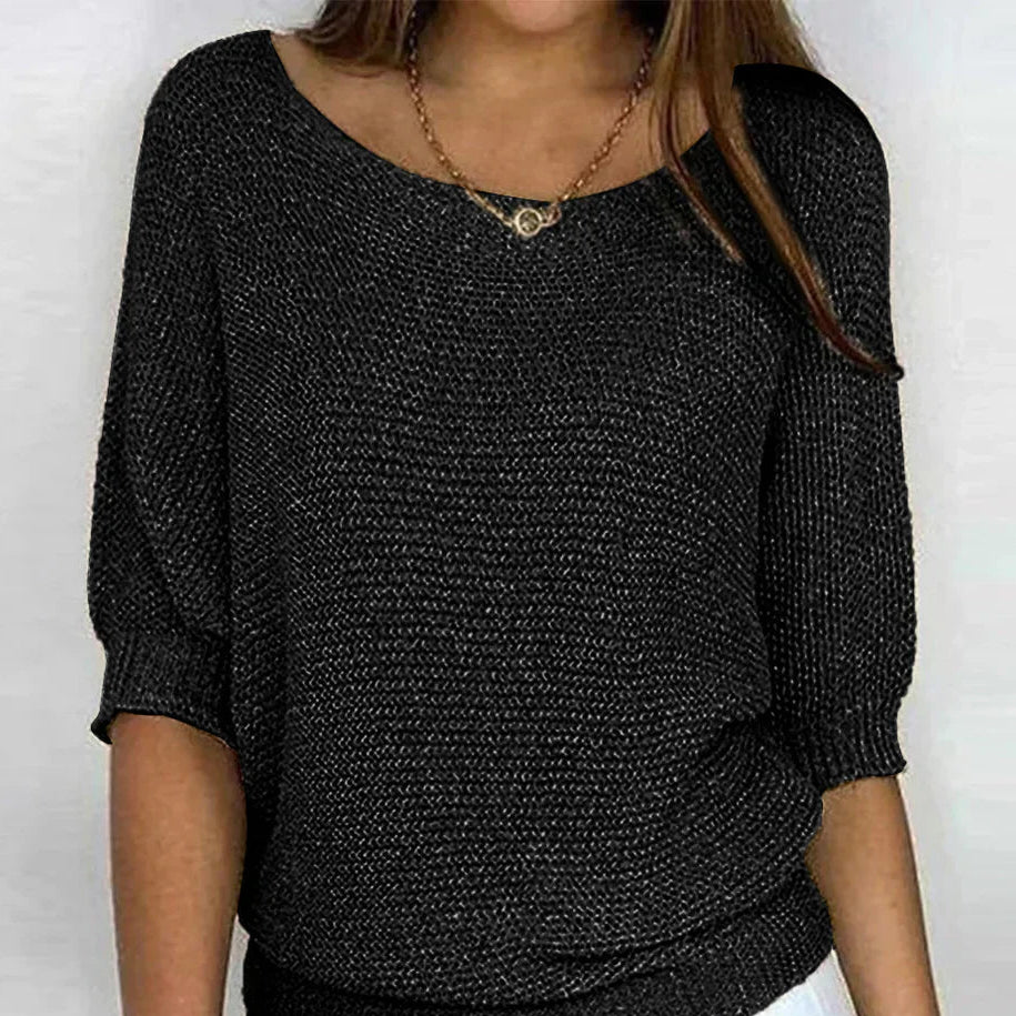 Urszula | Sweter Damski Dzianinowy We Wzory