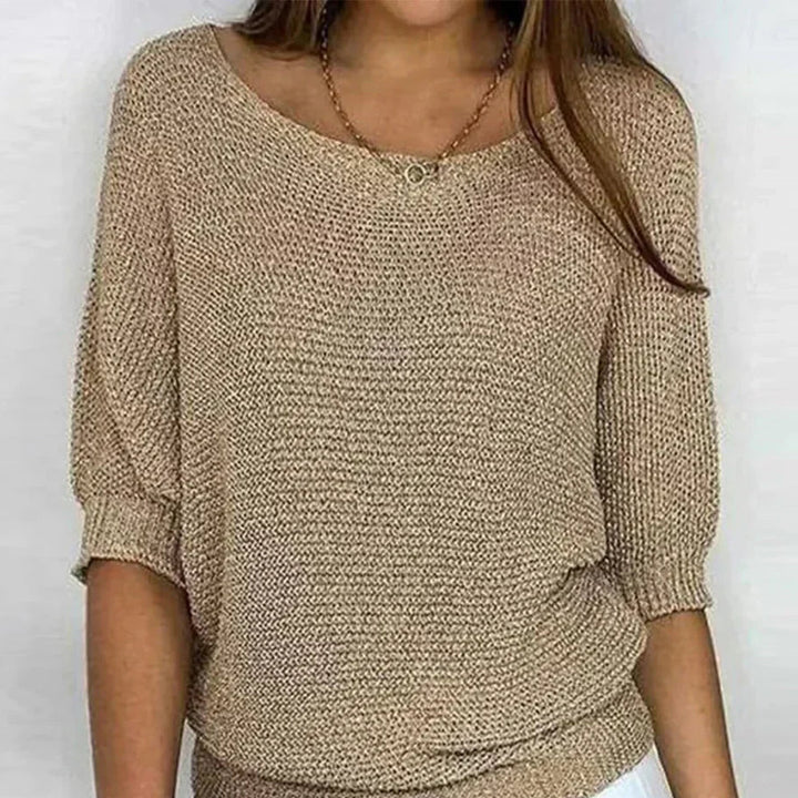 Urszula | Sweter Damski Dzianinowy We Wzory